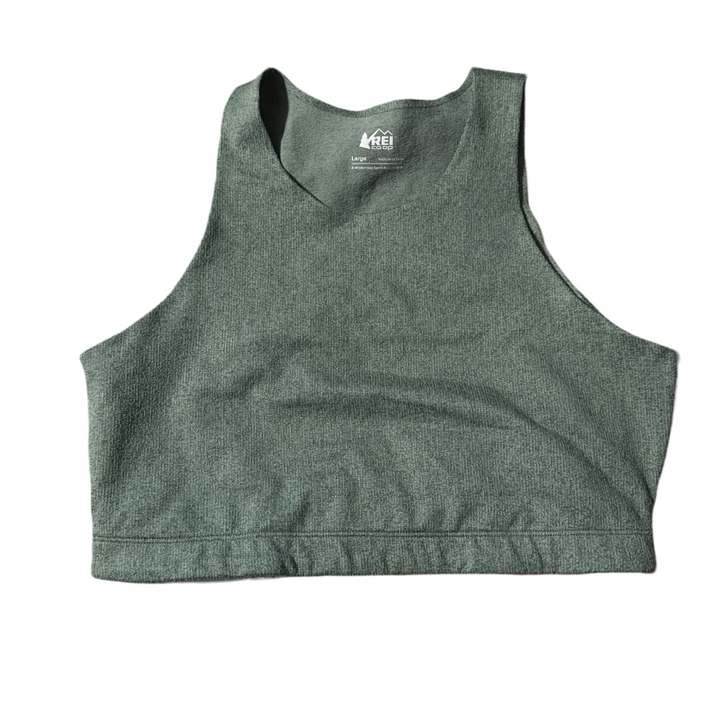 REI Green Crop Top